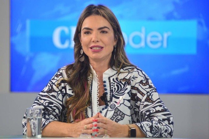  23/10/2023 Credito: Ed Alves/CB/DA.Press. Cidades. CB Poder recebe a Deputada Distrital Paula Belmonte. 
