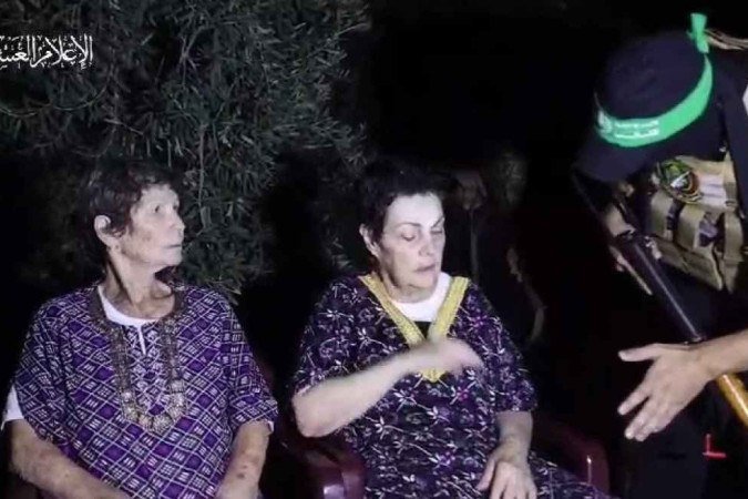 Idosas israelense liberadas pelo Hamas - (crédito: Divulgação) Idosas israelense liberadas pelo Hamas - (crédito: Divulgação)
