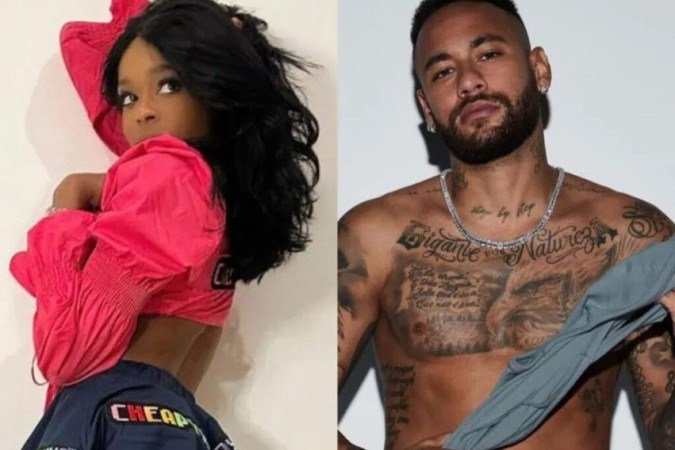 Azealia e Neymar - (crédito: Reprodução/ Instagram) Azealia e Neymar - (crédito: Reprodução/ Instagram)