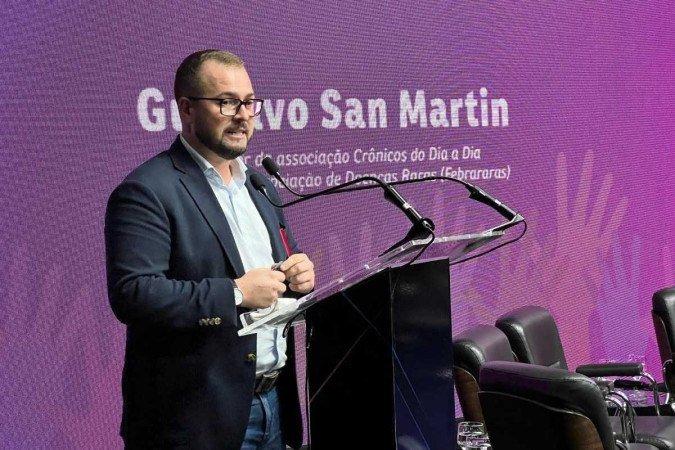 Gustavo San Martin, fundador da associação Crônicos do Dia a Dia e membro da associação Febrararas - (crédito: Caetano Mota/ CB/D.APress) Gustavo San Martin, fundador da associação Crônicos do Dia a Dia e membro da associação Febrararas - (crédito: Caetano Mota/ CB/D.APress)