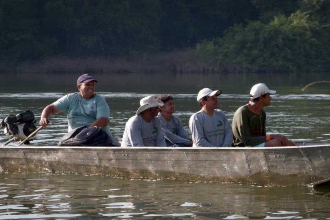 Imagem do filme Caiapó: Nutrindo o Araguaia. - (crédito: Neto Borges/Arquivo ISPN) Imagem do filme Caiapó: Nutrindo o Araguaia. - (crédito: Neto Borges/Arquivo ISPN)