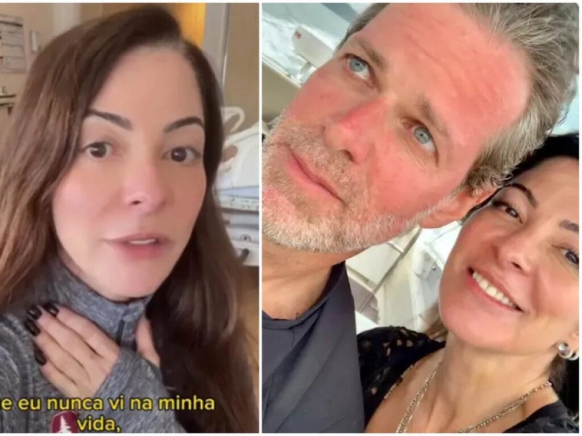 Marido de Ana Paula Padrão sofre acidente após perseguição à mão armada