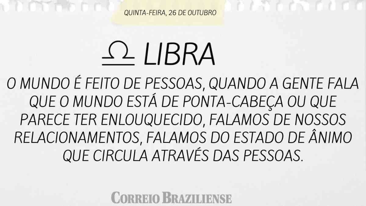 Horóscopo Diário - Previsões em 24/10/2023 para Libra - Portal do Signo