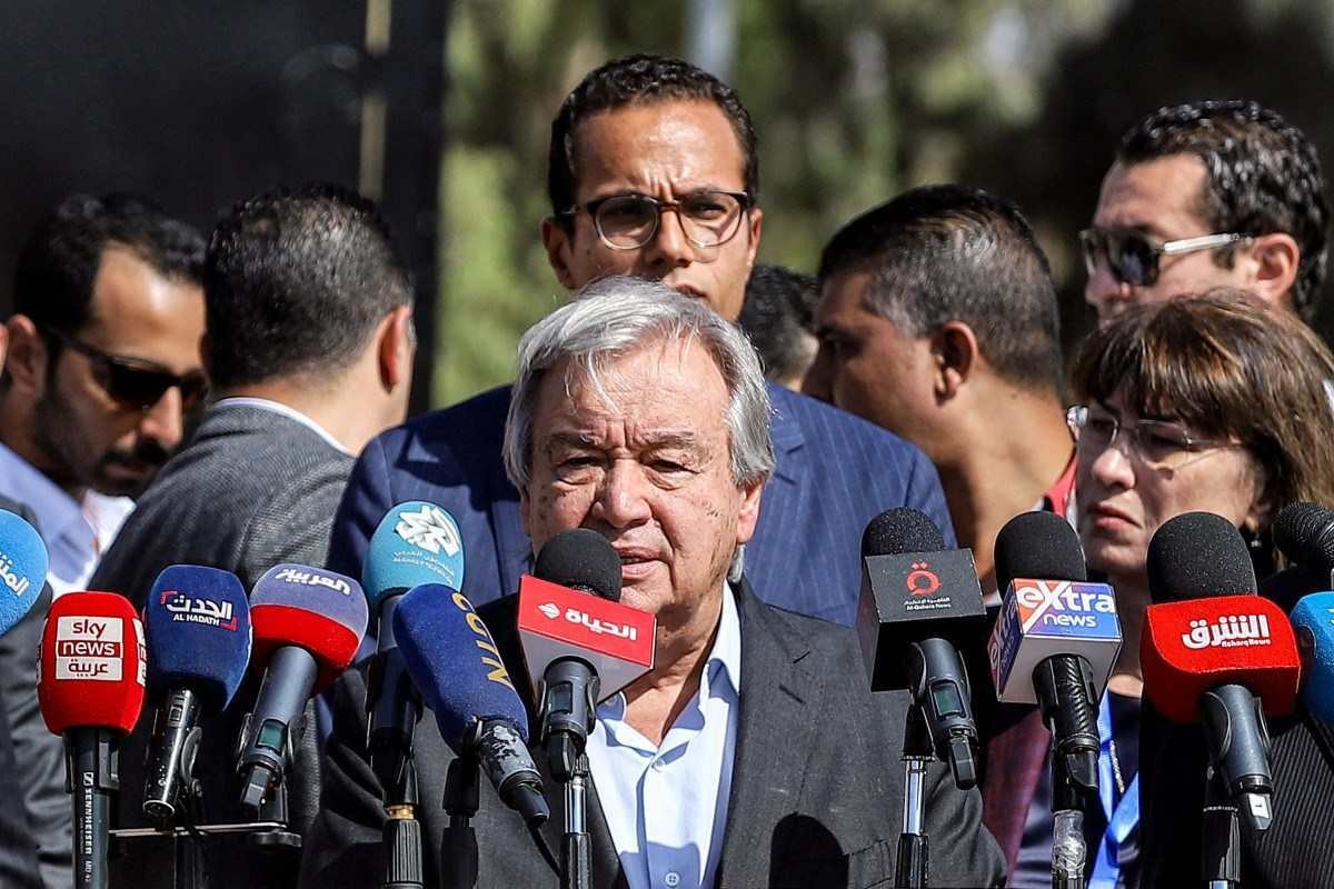 Israel nega vistos a representantes da ONU após declarações de Guterres