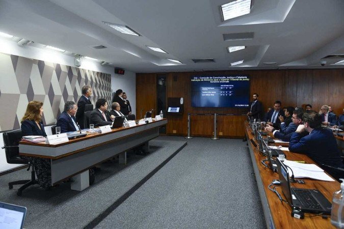 CCJ do Senado analisa e vota indicações de Lula para DPU e STJ - (crédito: Roque de Sá/Agência Senado) CCJ do Senado analisa e vota indicações de Lula para DPU e STJ - (crédito: Roque de Sá/Agência Senado)
