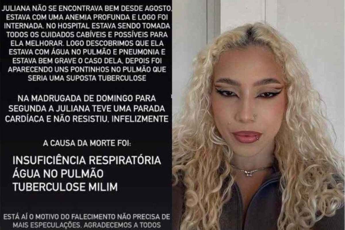 Morte da maquiadora e influenciadora Juliana Rocha é anunciada em perfil