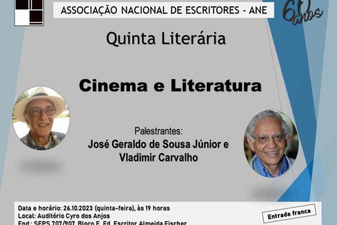 Nesta quinta-feira: Programação especial marca Dia Nacional do Escritor na  FCJA — Governo da Paraíba