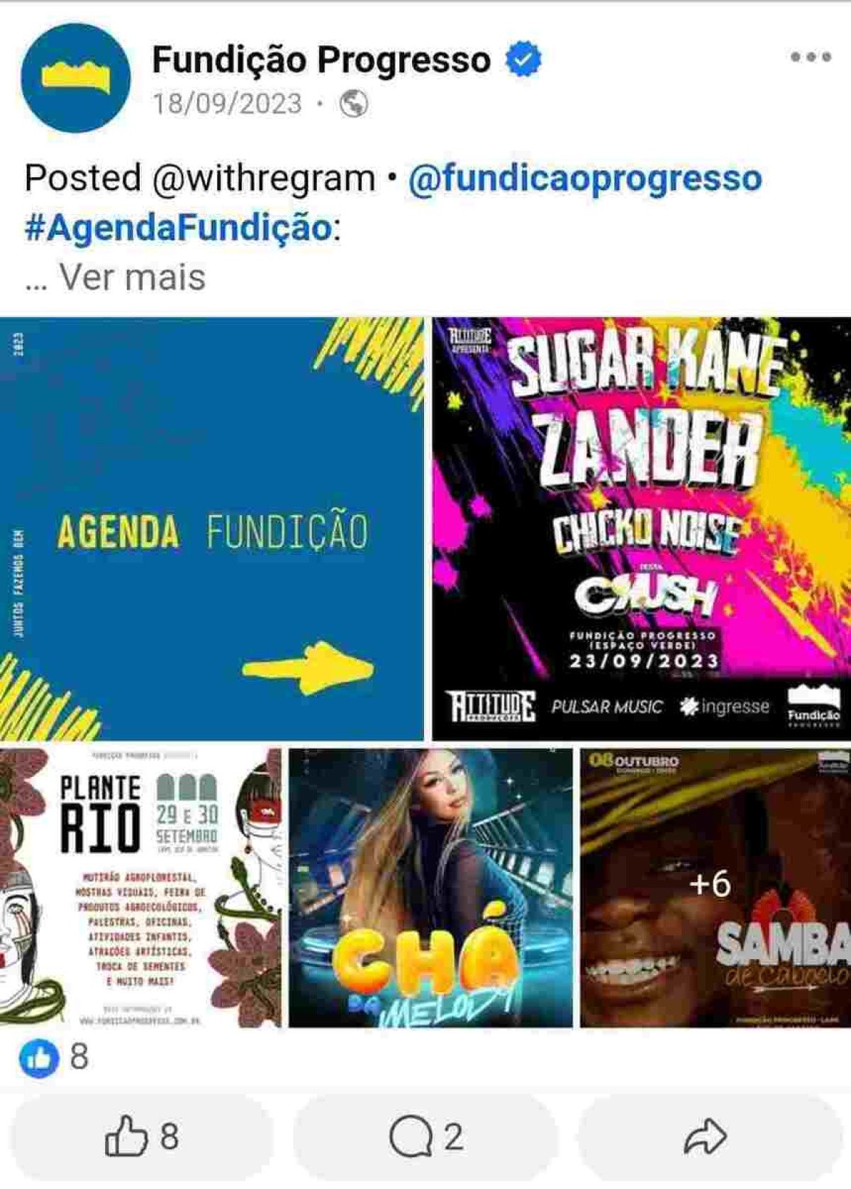 Chá da Melody na agenda de shows da Fundição Progresso 