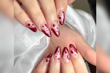Unhas sangrentas são uma ótima alternativa para o halloween - (crédito: Arquivo pessoal) Unhas sangrentas são uma ótima alternativa para o halloween - (crédito: Arquivo pessoal)