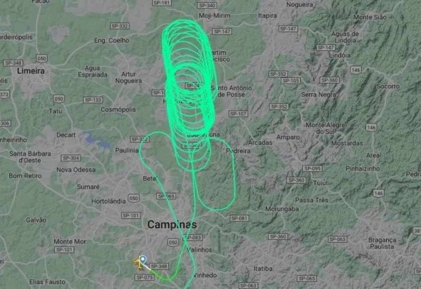 Reprodução/FlightRadar24