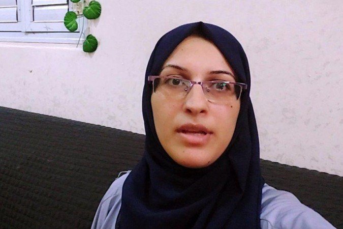 Jumana Emad diz que estar grávida em Gaza é assustador -  (crédito: Jumana Emad )