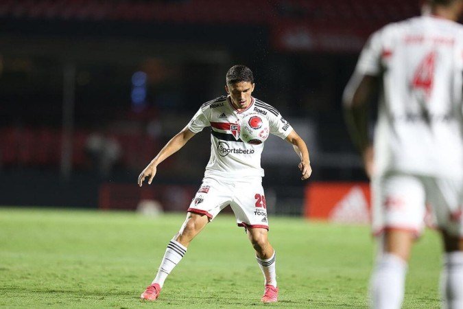 Pablo Maia não atuou contra o Palmeiras - (crédito: Rubens Chiri / Saopaulofc.net) Pablo Maia não atuou contra o Palmeiras - (crédito: Rubens Chiri / Saopaulofc.net)