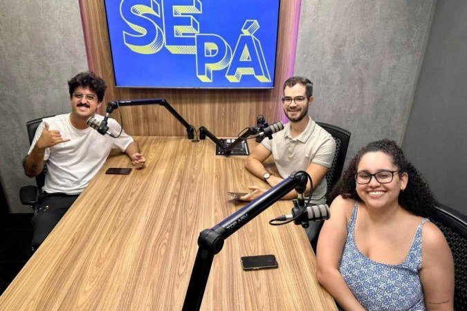 Além de comentar sobre a série, os apresentadores comentaram também sobre a participação do brasileiro Marco Picossi na série - (crédito: Arthur Ramos/CB/D.A Press) Além de comentar sobre a série, os apresentadores comentaram também sobre a participação do brasileiro Marco Picossi na série - (crédito: Arthur Ramos/CB/D.A Press)