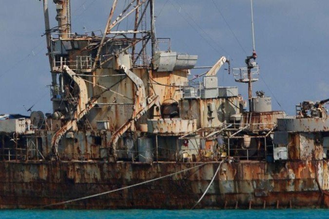 O navio Sierra Madre tem quase 80 anos de história - (crédito: Reuters) O navio Sierra Madre tem quase 80 anos de história - (crédito: Reuters)