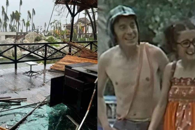 O Emporio Acapulco afirmou que seguem rigorosamente os protocolos de desastres naturais estabelecidos pela Proteção Civil, o que permitiu que fosse possível começar rapidamente a avaliar os possíveis impactos que o furacão tem deixado - (crédito: Reprodução / Instagram Raymundo Ceja / Chaves - Youtube) O Emporio Acapulco afirmou que seguem rigorosamente os protocolos de desastres naturais estabelecidos pela Proteção Civil, o que permitiu que fosse possível começar rapidamente a avaliar os possíveis impactos que o furacão tem deixado - (crédito: Reprodução / Instagram Raymundo Ceja / Chaves - Youtube)