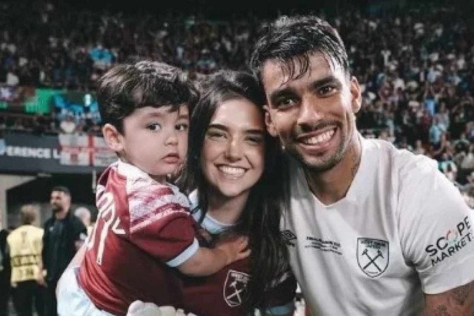 Lucas Paquetá e a esposa Duda Fournier - (crédito: Reprodução redes sociais ) Lucas Paquetá e a esposa Duda Fournier - (crédito: Reprodução redes sociais )