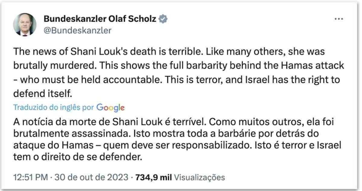 Primeiro-ministro da Alemanha, Olaf Scholz