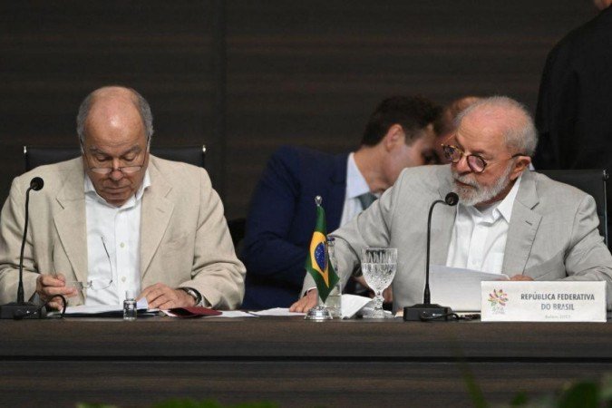 Mauro Vieira e Lula têm tentado articular a aprovação de resolução - (crédito: EVARISTO SA/AFP via Getty Images) Mauro Vieira e Lula têm tentado articular a aprovação de resolução - (crédito: EVARISTO SA/AFP via Getty Images)