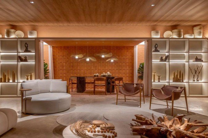 Sala de jantar do 
espaço Teoká na CASACOR 
por Flávia Cristina