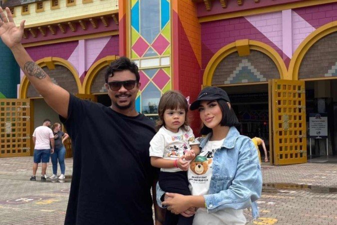 Xamã em viagem com a filha Hanna e a ex, Renata Gutierrez - (crédito: Arquivo Pessoal) Xamã em viagem com a filha Hanna e a ex, Renata Gutierrez - (crédito: Arquivo Pessoal)