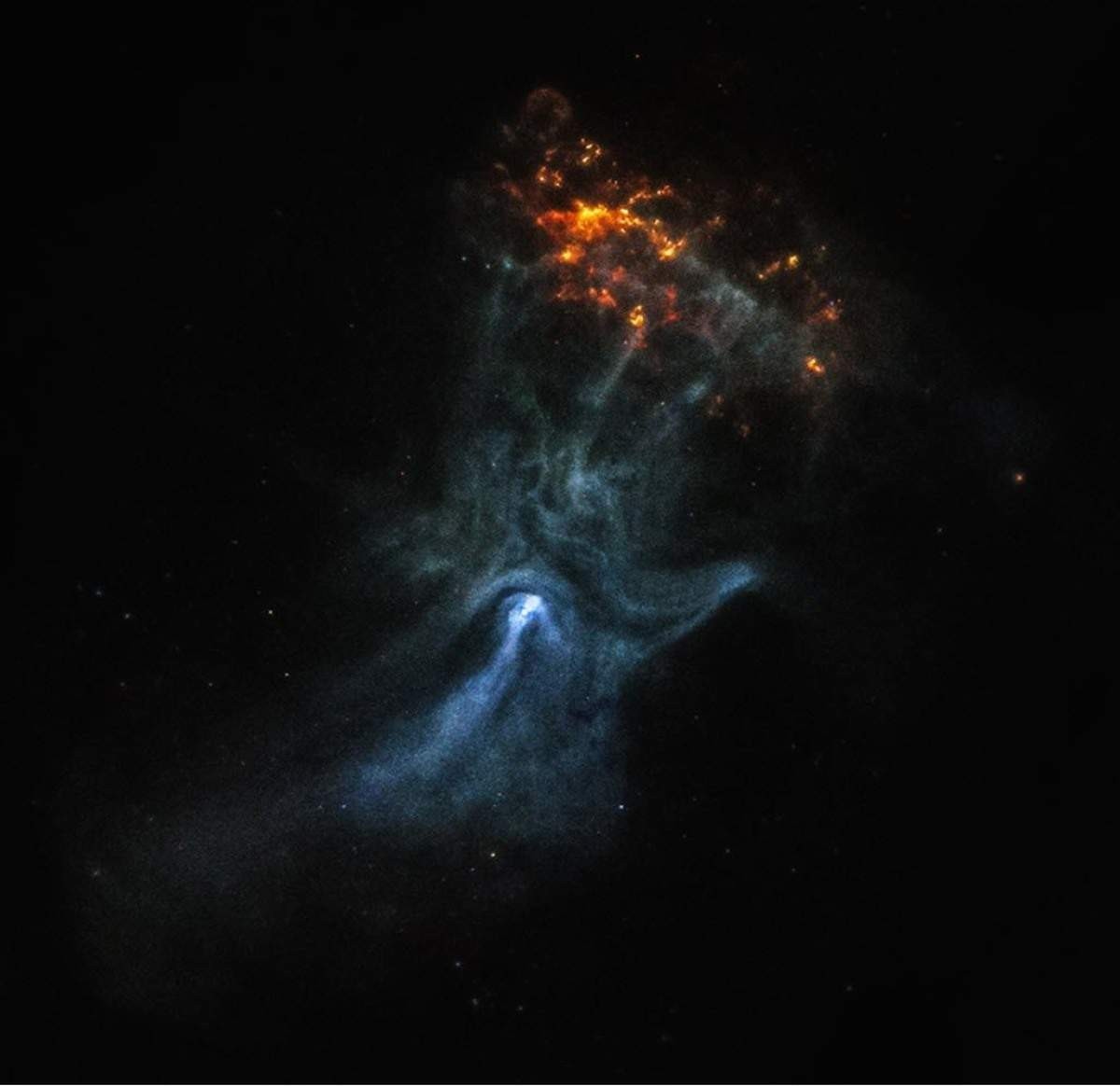 Imagens registradas pelo Observatório de Raios-X Chandra, da Nasa