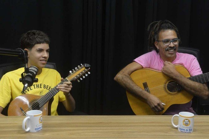  01/11/2023 Credito: Ed Alves/CB/DA.Press. Cidades. PodCast - Conversa com o Zé. Convidados Bento Tiburcio e Fernando César.