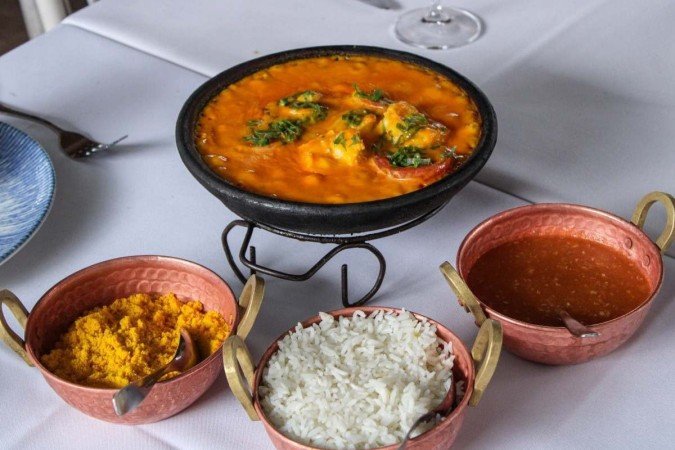 Moqueca de camarão do restaurante Manzuá