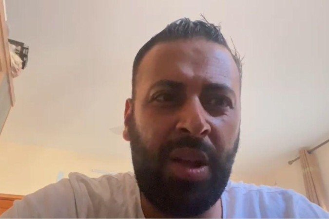 Hasan relata dias de terror desde o início dos ataques na Faixa de Gaza -  (crédito: Reprodução)