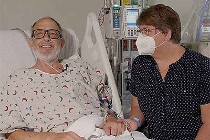 Lawrence Faucette tinha 58 anos e estava com insuficiência cardíaca em estágio terminal - (crédito: Divulgação/University of Maryland School of Medicine) Lawrence Faucette tinha 58 anos e estava com insuficiência cardíaca em estágio terminal - (crédito: Divulgação/University of Maryland School of Medicine)