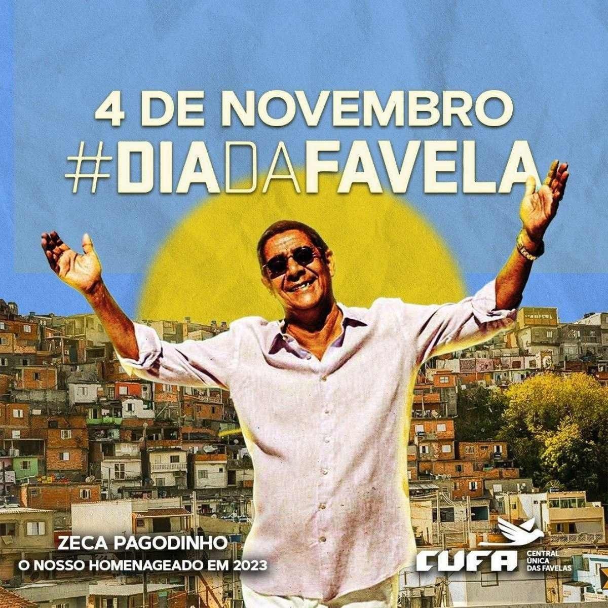 No Dia da Favela, CUFA promove grande evento com homenagem a Zeca Pagodinho