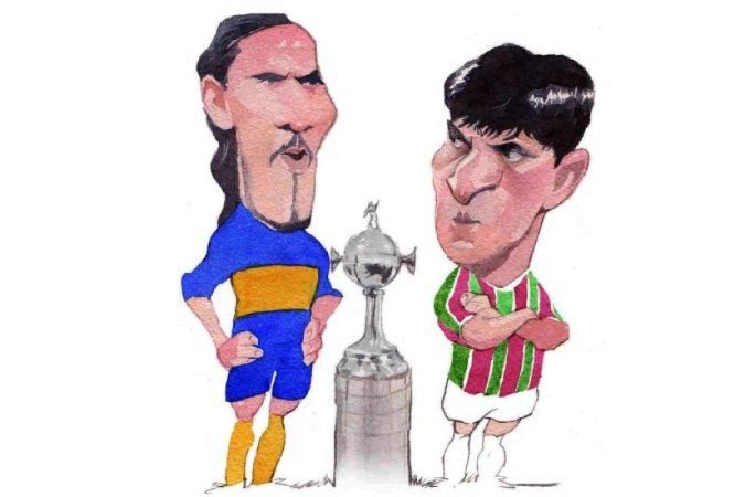 Cavani e Cani são os principais candidatos a balançar as redes do Maracanã neste sábado -  (crédito: Kleber Sales/CB/D.A Press)