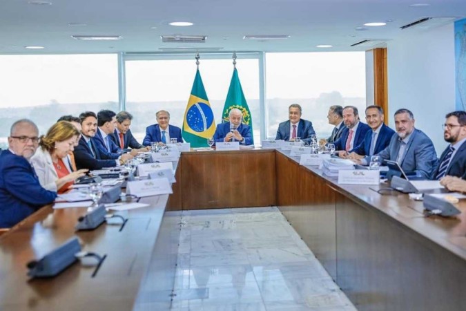 Presidente Lula comanda reunião ministerial no Palácio do Planalto para tratar da área de infraestrutura 3/11 - (crédito: Ricardo Stuckert)