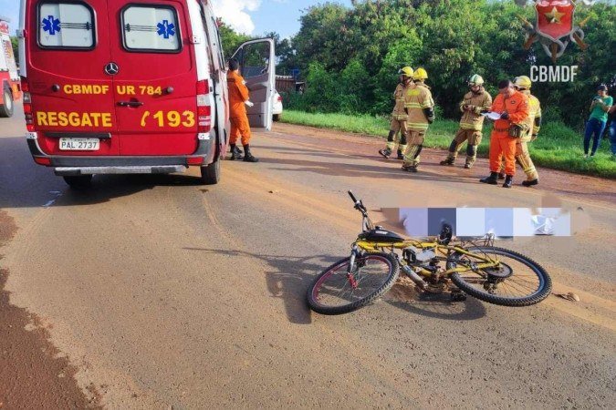 Ciclista morre em acidente neste domingo (5/11) na DF 290, no Gama Sul - (crédito: Divulgação/CBMDF) Ciclista morre em acidente neste domingo (5/11) na DF 290, no Gama Sul - (crédito: Divulgação/CBMDF)