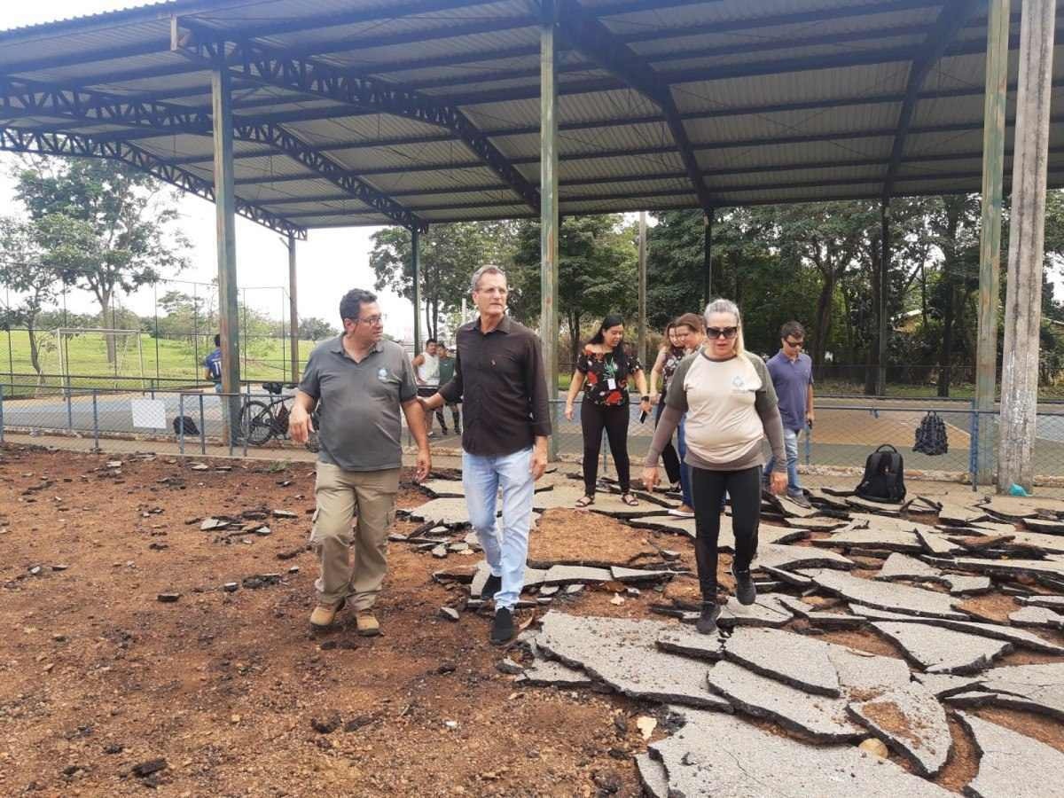 Presidente do Ibram, Rôney Nemer, faz vistoria em obras do Parque Ecológico de Águas Claras 