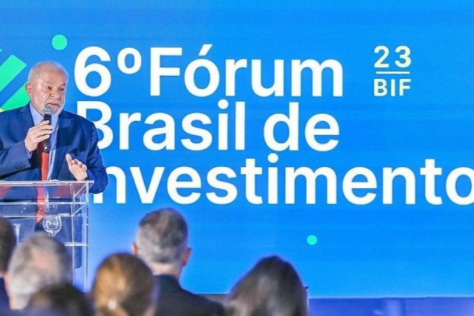 Presidente da República, Luiz Inácio Lula da Silva, durante Abertura do 6º Brasil Investment Forum – BIF 2023

 -  (crédito: Ricardo Stuckert/PR)