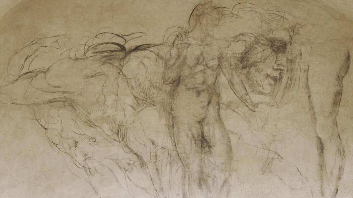 Os extraordinários desenhos de Michelangelo que ficaram escondidos em sala secreta por 4 séculos 