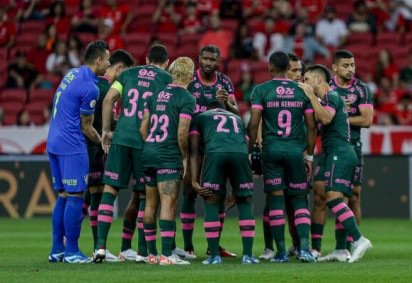O Fluminense empatou sem gols com o Internacional na noite desta quarta-feira (8/11), no Beira-Rio, pela 33ª rodada do Campeonato Brasileiro. Veja como o Jogada10 avaliou o desempenho dos tricolores. Foto: Lucas Merçon / Fluminense -  (crédito: Lucas Merçon / Fluminense) -O Fluminense empatou sem gols com o Internacional na noite desta quarta-feira (8/11), no Beira-Rio, pela 33ª rodada do Campeonato Brasileiro. Veja como o Jogada10 avaliou o desempenho dos tricolores. Foto: Lucas Merçon / Fluminense -  (crédito: Lucas Merçon / Fluminense)