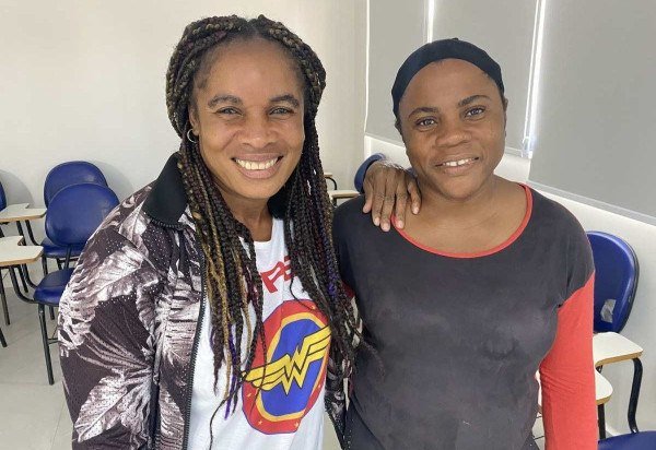 As haitianas Manise e Nadia