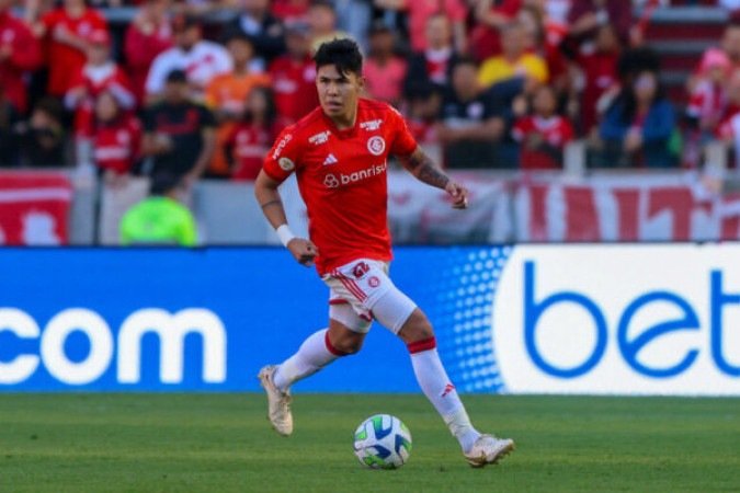 Nico Hernández - Entrou na parte final do jogo e teve pouco tempo em campo - SEM NOTA - Foto: Ricardo Duarte/Internacional