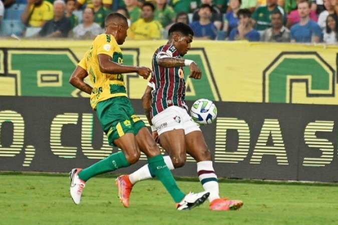 YONY GONZÁLEZ - Entrou na reta final em substituição a John Kennedy e foi pouco participativo. Nota 5,0 - Foto:  Mailson Santana / Fluminense