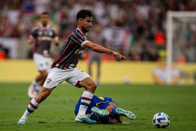 MARTINELLI - Entrou no intervalo para ocupar a função de André, que foi para a zaga. Buscou dar maior ofensividade ao time, aparecendo no meio e como elemento-surpresa em algumas ocasiões. Nota 6,0 - Foto:  Mailson Santana / Fluminense