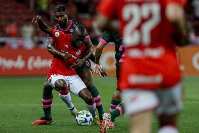 Em jogo morno, Inter e Fluminense empatam sem gols no Beira-Rio -  (crédito:  Lucas Mercon)