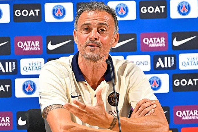 13º - Luis Enrique, técnico do Paris Saint-Germain. Foto: Divulgação/PSG