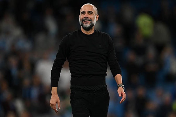 Guardiola tem três títulos do Mundial de Clubes como treinador na carreira -  (crédito: Paul Ellis/AFP via Getty Images)