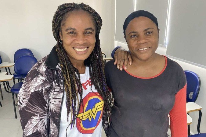 As haitianas Manise e Nadia