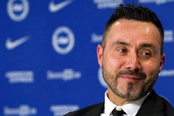 8º - Roberto De Zerbi, técnico do Brighton. Foto: Divulgação/Brighton