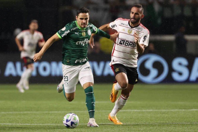 14ª rodada do Campeonato Brasileiro de 2023: Palmeiras 1 x 1 Flamengo, no Allianz Parque - Gols: Dudu (PAL); Arrascaeta (FLA).