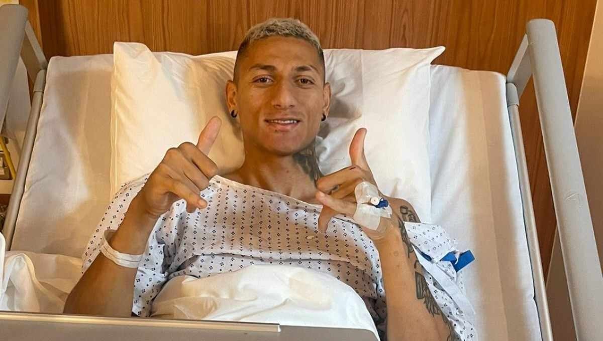 Richarlisson é internado e passa por cirurgia: 