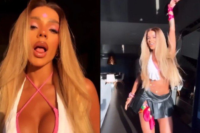 Brunna Gonçalves se transforma para curtir show do RBD no Rio de Janeiro - (crédito: Observatorio dos Famosos) Brunna Gonçalves se transforma para curtir show do RBD no Rio de Janeiro - (crédito: Observatorio dos Famosos)
