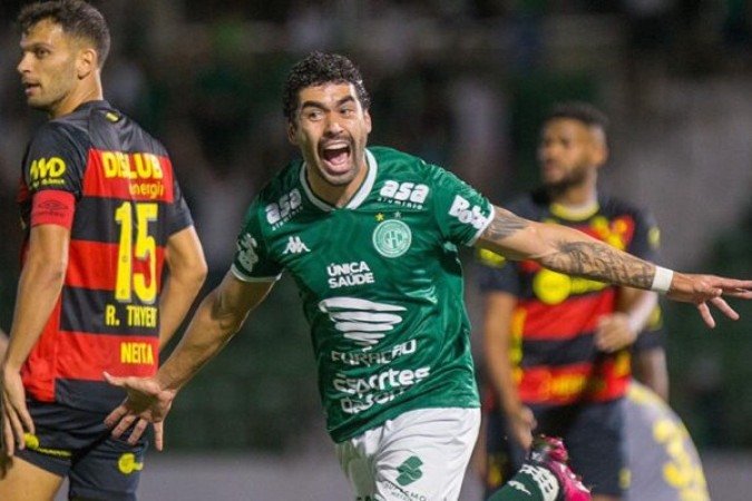 8º Guarani - 56 pontos - 10,3% chances de acesso, zero chance de título e zero risco de rebaixamento. - Foto: @thomaz_marostegan/GuaraniFC